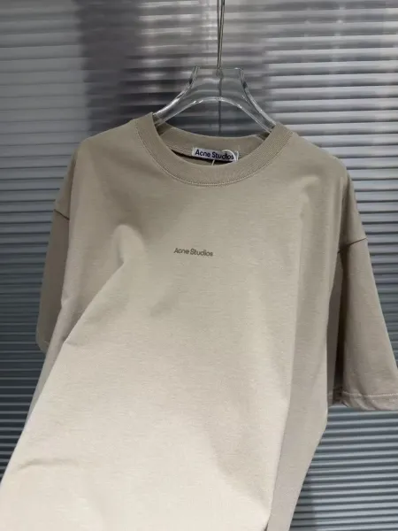 Acne Studios Heart Logo Oversized T-Shirt Pink - 20