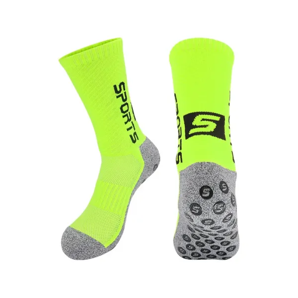 Casa Sport Performance Socks Neon Green / Gray Socks - 1
