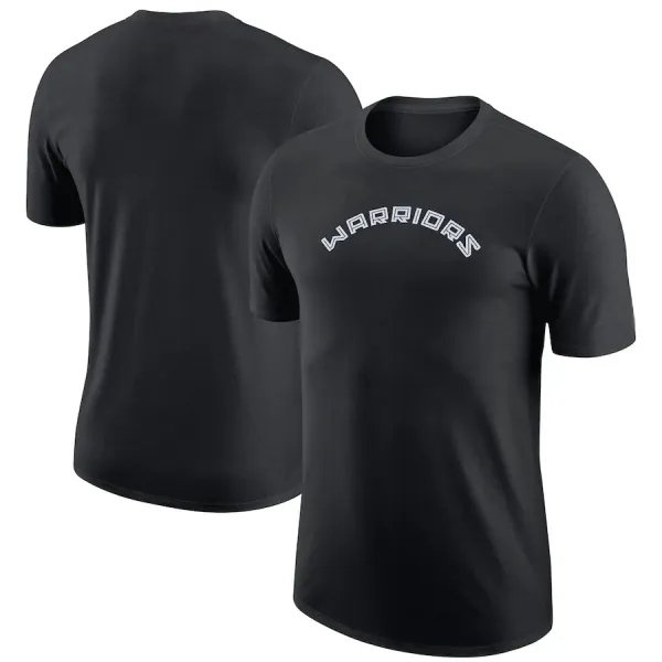 Golden State Warriors Arch Logo Black T-Shirt - 1