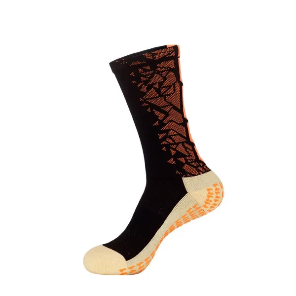 Design Performance Mesh Sock Black Orange Socks - 1