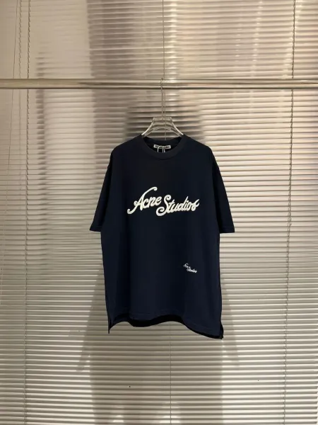 Acne Studios Heart Logo Oversized T-Shirt Pink - 35