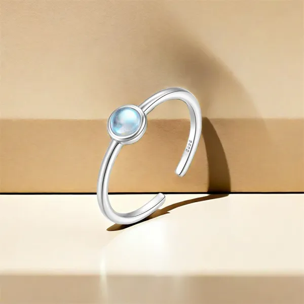 Design S925 Sterling Silver Multi-Stone Cluster Ring Silver Jewelry - 21