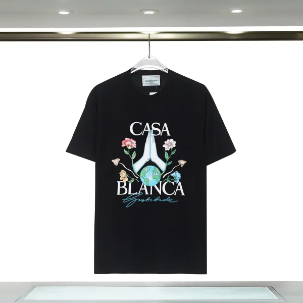 Casablanca Casa Blanca Gratitude Black T-Shirt - 1