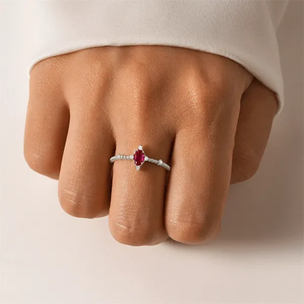 Design S925 Sterling Silver Multi-Stone Cluster Ring Silver Jewelry - 33