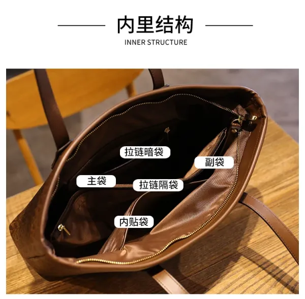 MMY Monogram Tote Bag Set Brown - 12