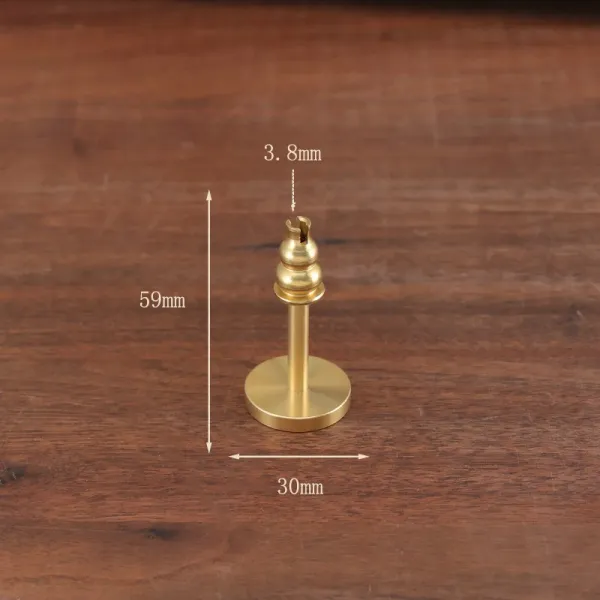 Design Brass Candle Holder Stand Gold Accessory Jewelry - 1