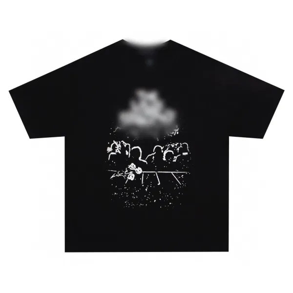 Louis Vuitton Graffiti Print White T-Shirt - 5