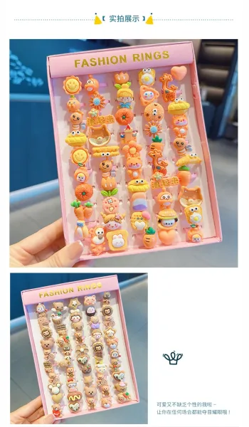 Design Fashion Rings Bunny Character Resin Rings Multicolor Jewelry - 6