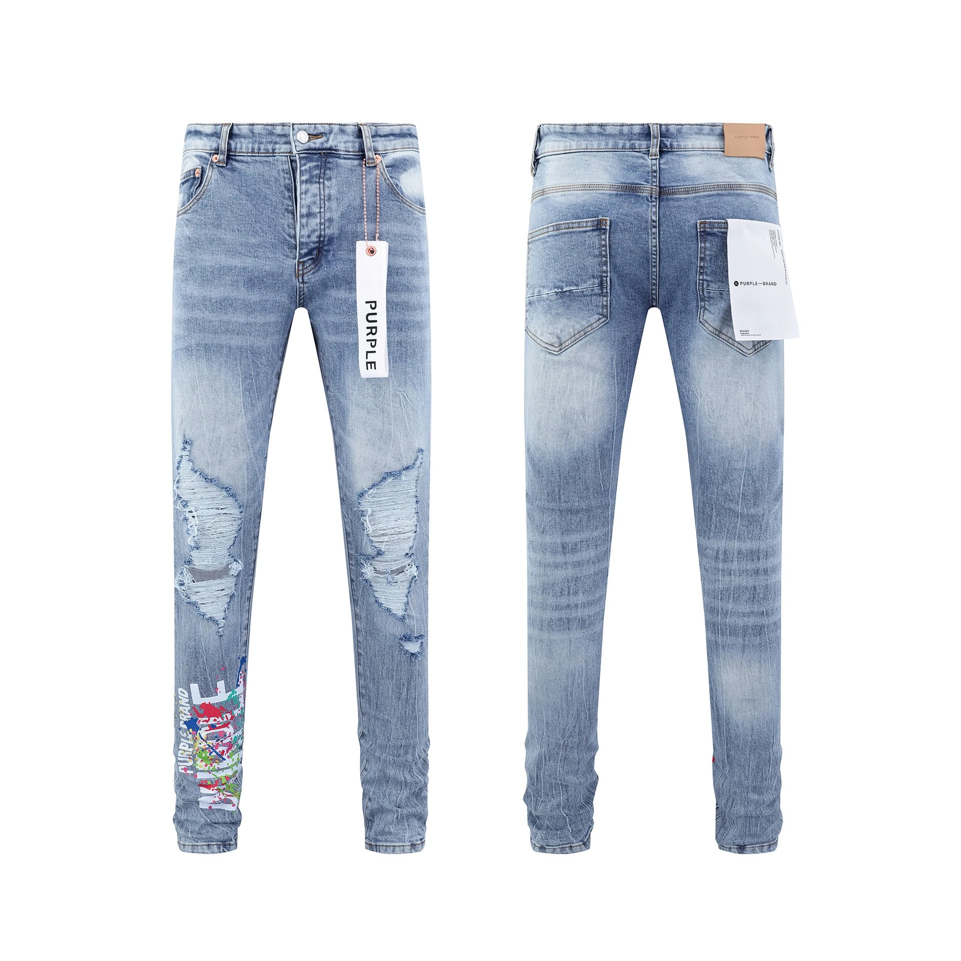 Purple Brand Logo-Embroidered Flared Black Jeans - 13