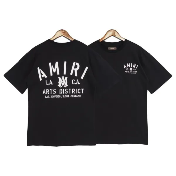 Amiri Tiger Logo Oversized Black T-Shirt - 27