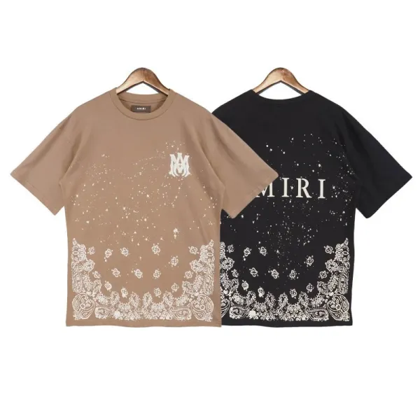 Amiri Tiger Logo Oversized Black T-Shirt - 28