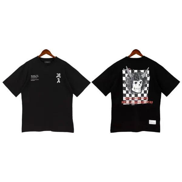 Amiri Tiger Logo Oversized Black T-Shirt - 37