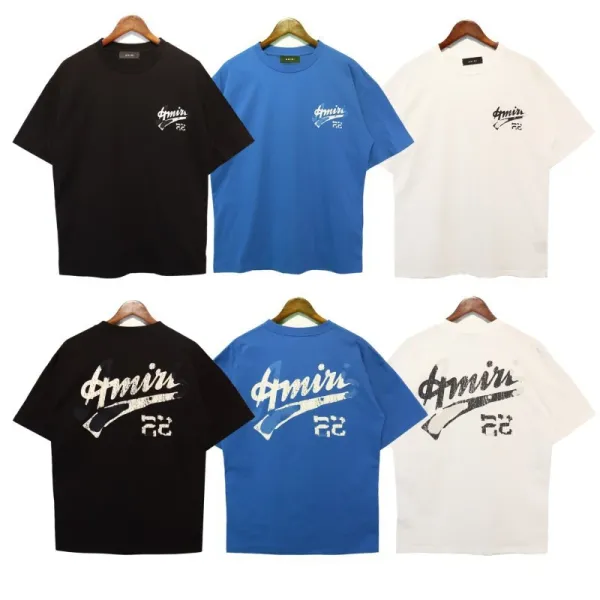 Amiri Tiger Logo Oversized Black T-Shirt - 44