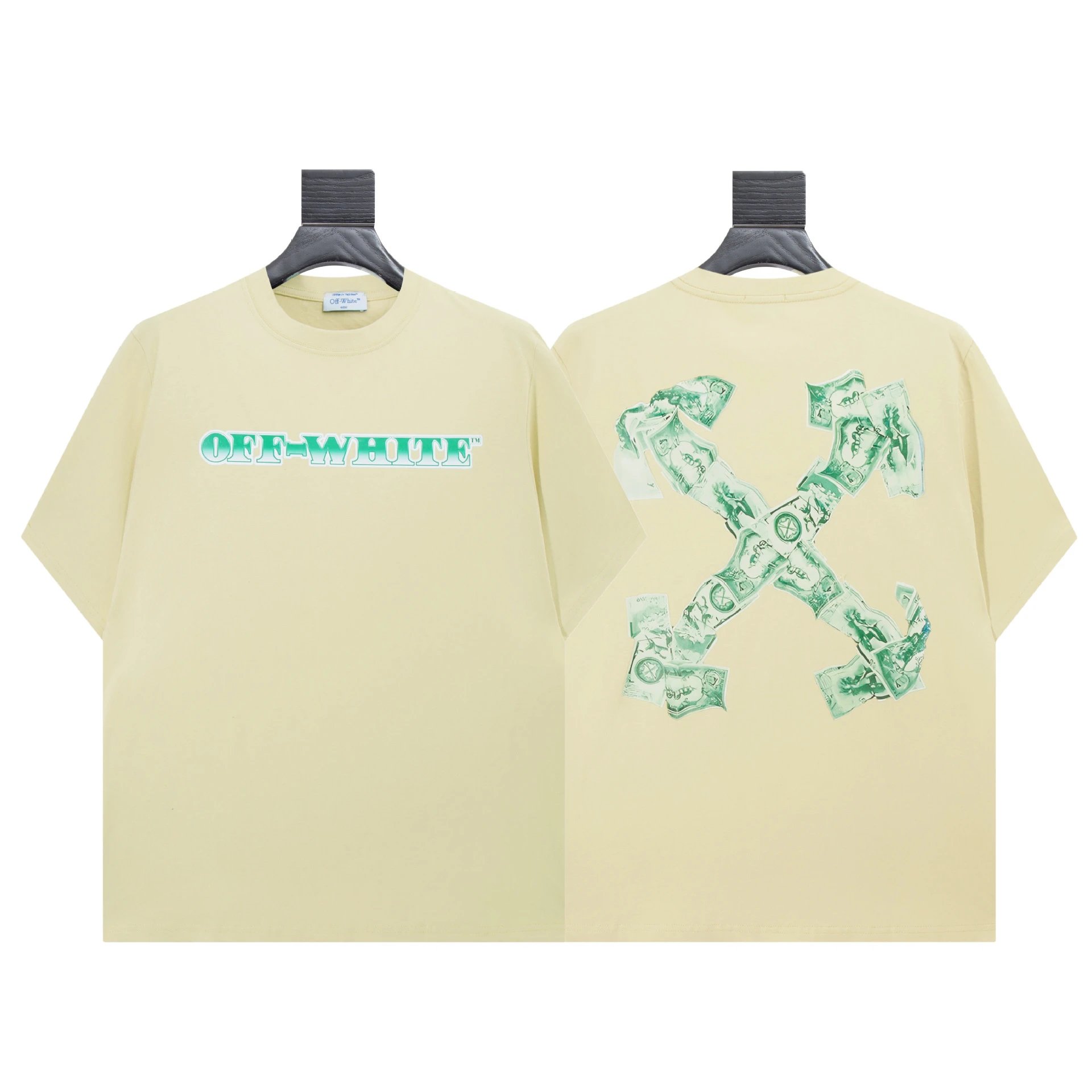 Off-White Angel Print T-Shirt Black - 7