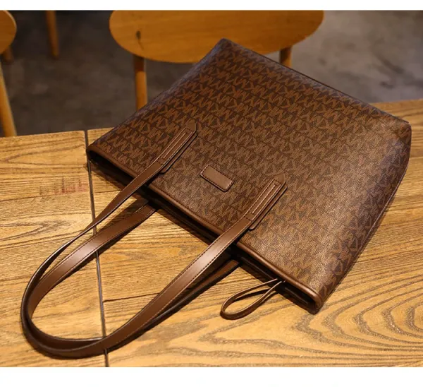 MMY Monogram Tote Bag Set Brown - 29