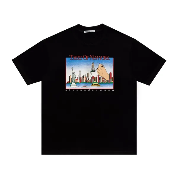 Alexander Wang Graphic Print Black T-Shirt - 45