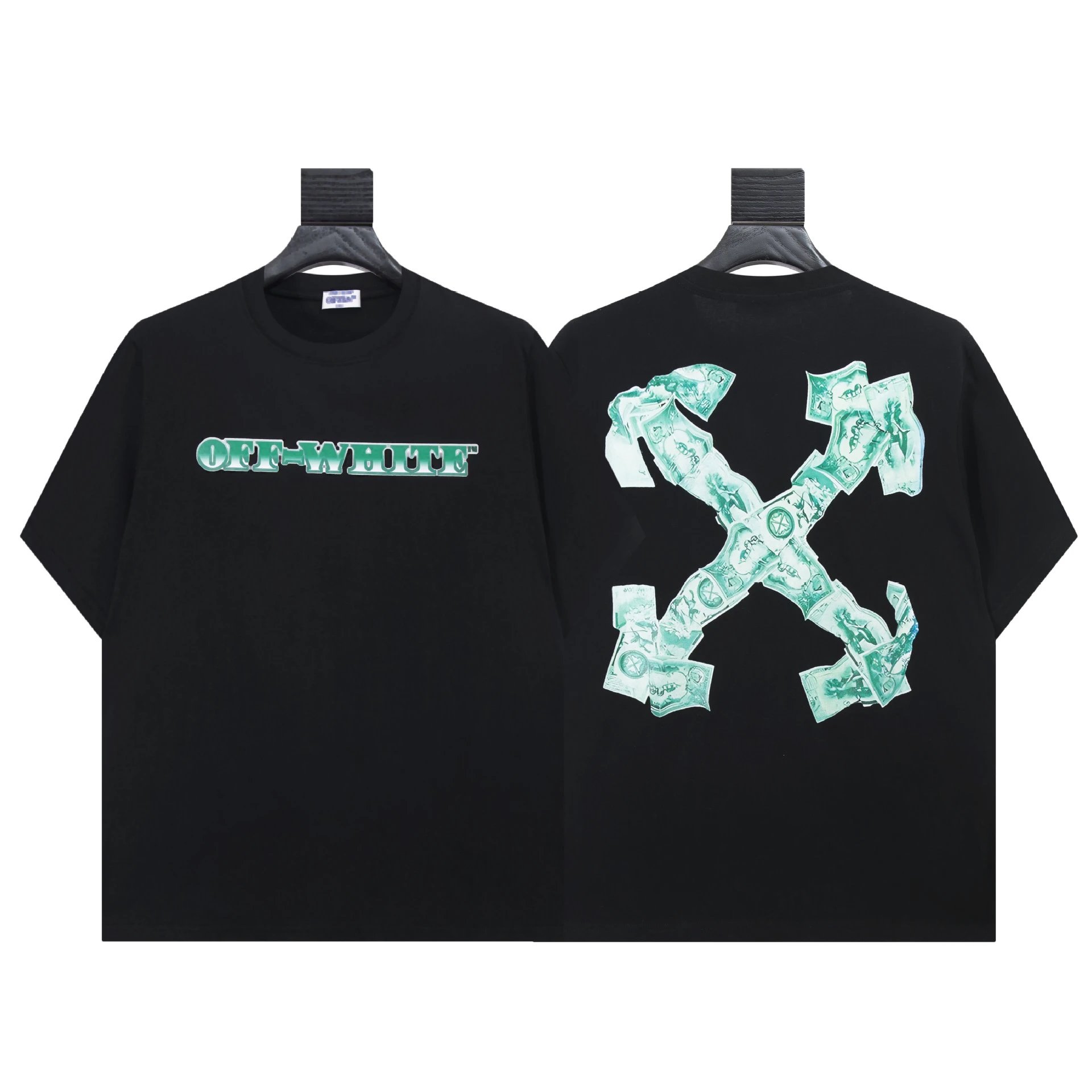 Off-White Angel Print T-Shirt Black - 6
