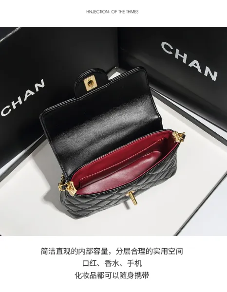 Chanel Mini Flap Bag Pink Quilted Leather Handbag - 10