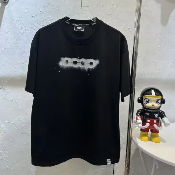 GCDS The Universe Couldn't Keep a Secret Rhinestone Embellished White T-Shirt - 10