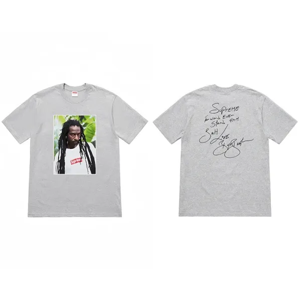 Supreme Snoop Dogg Photo Tee Gray T-Shirt - 1