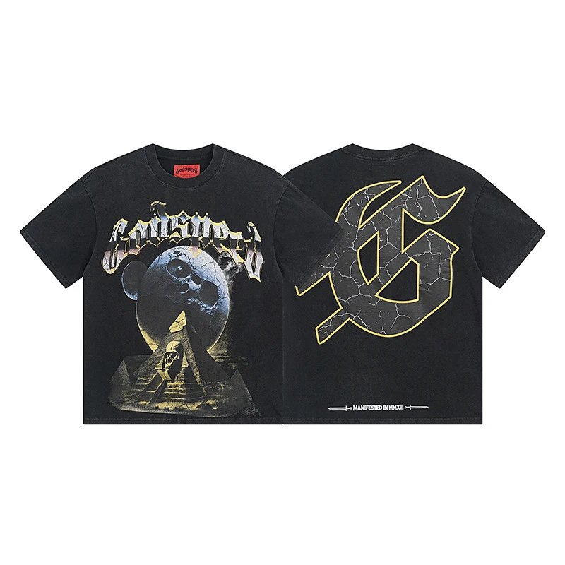 Godspeed Manifested In MMXIII Black Graphic T-Shirt - 17