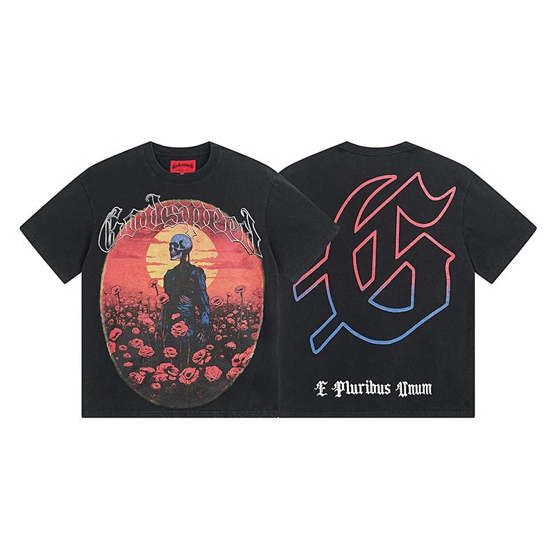 Godspeed Manifested In MMXIII Black Graphic T-Shirt - 21