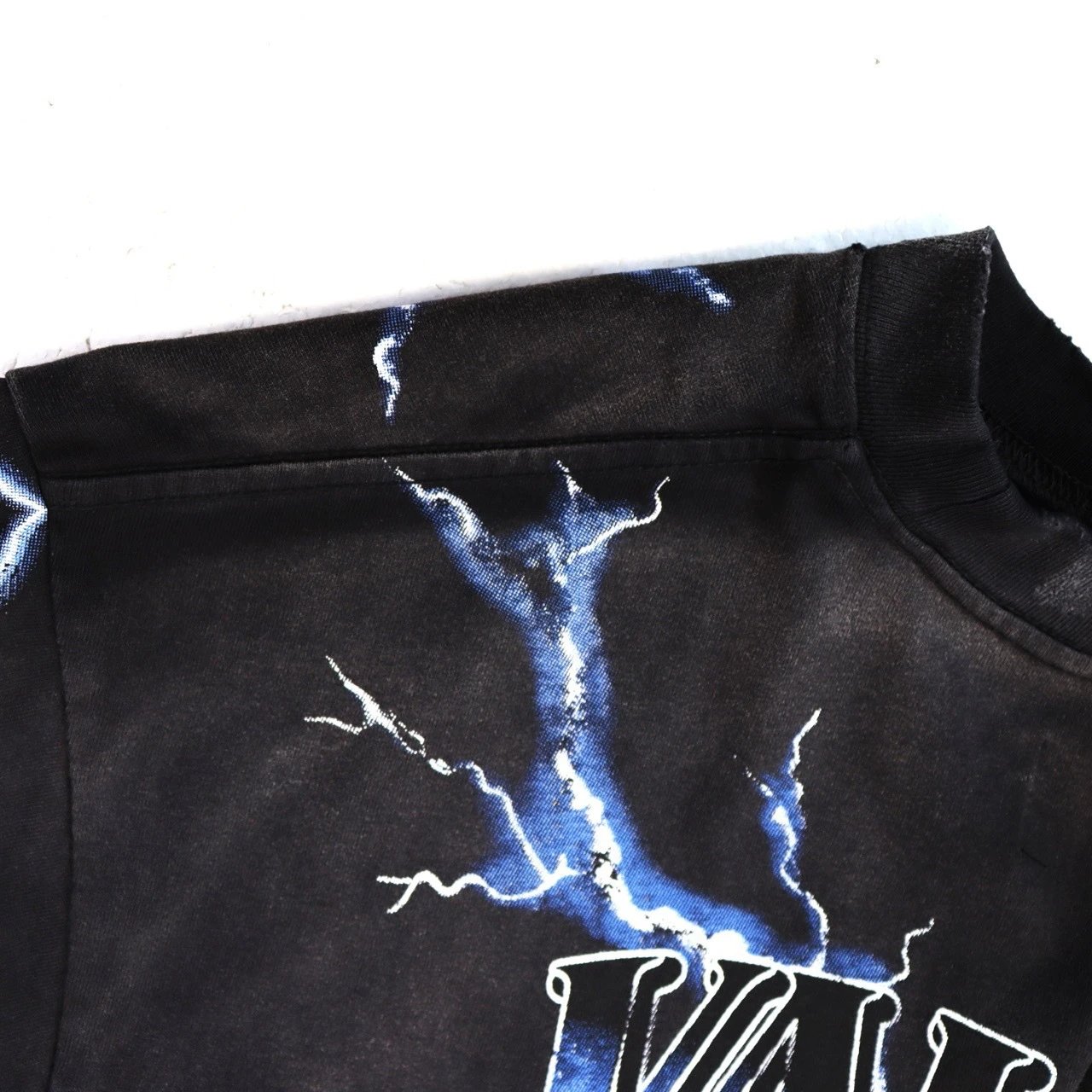 Design Valley World Cup Lightning Tiger Print Black T-Shirt T-Shirts - 13