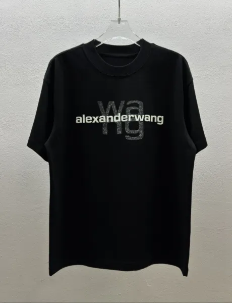 Alexander Wang Graphic Print Black T-Shirt - 19