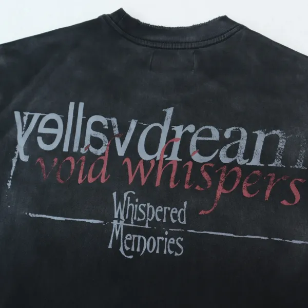 Design Valley Dreams Void Whispers Washed Black T-Shirt T-Shirts - 8