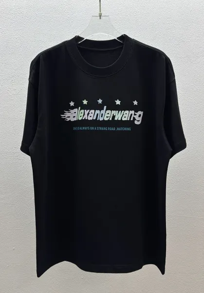 Alexander Wang Graphic Print Black T-Shirt - 48