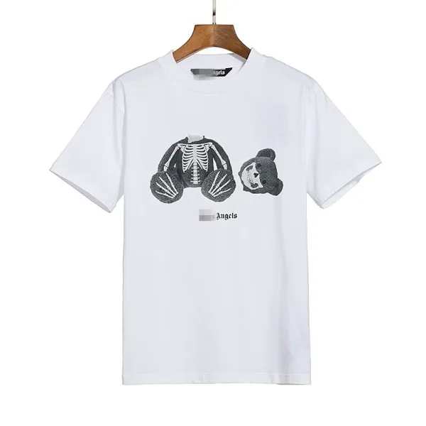 Palm Angels Teddy Bear Graphic White T-Shirt - 27