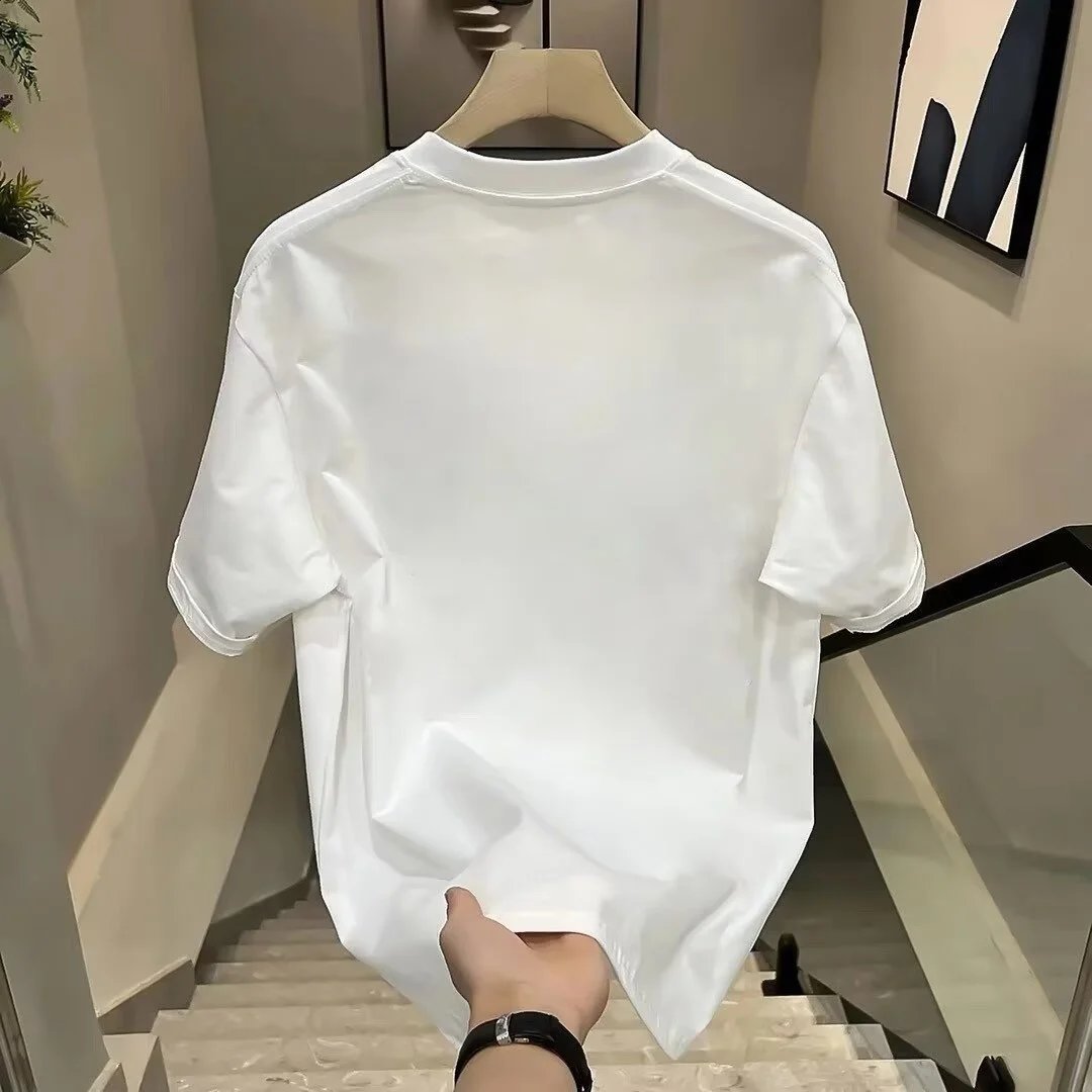 Fendi FF Logo Print Black T-Shirt - 5