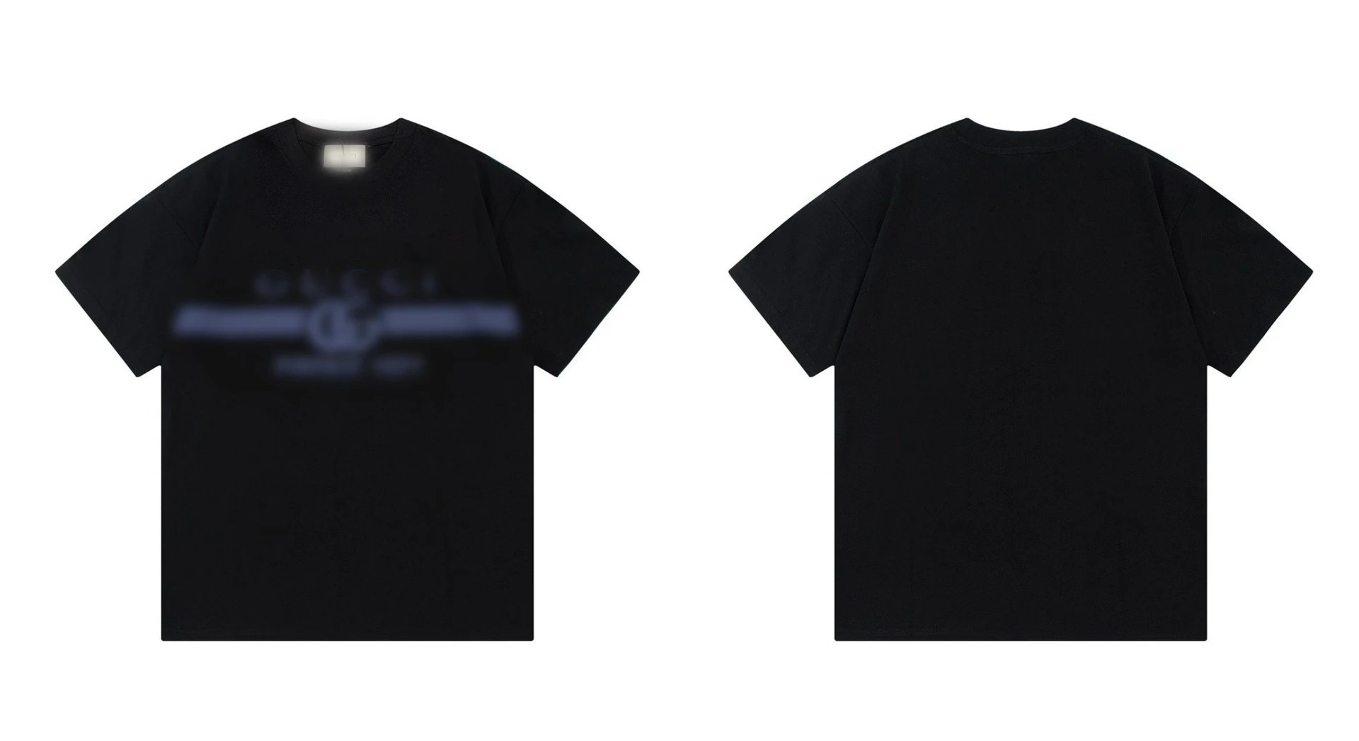 Design Graphic Print Black Oversized T-Shirt - 9