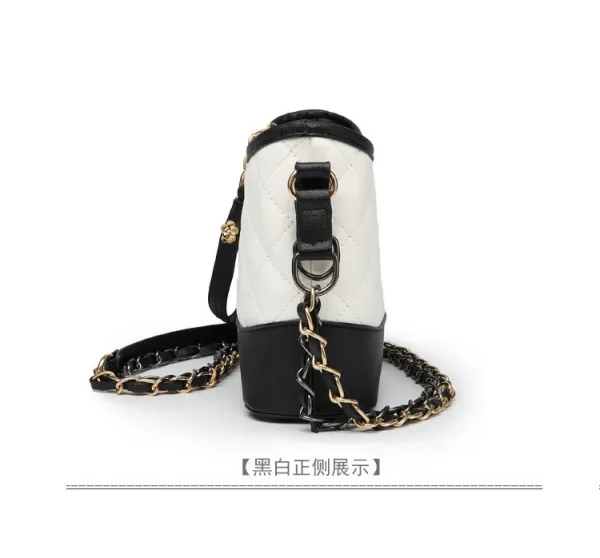 Chanel Gabrielle Hobo Bag Black Quilted Leather Shoulder Bag - 13