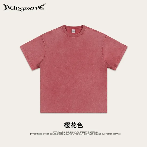 Design Beingmove Sakura Color Washed T-Shirt T-Shirts - 1