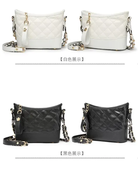 Chanel Gabrielle Hobo Bag Black Quilted Leather Shoulder Bag - 18