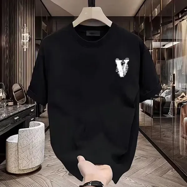 Valentino V Logo Skull Print White T-Shirt - 11