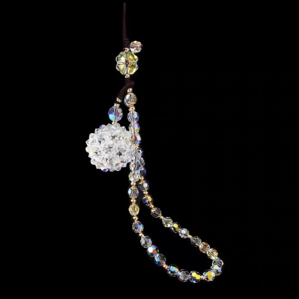 Design Crystal Beaded Phone Charm Multicolor Accessories Jewelry - 2