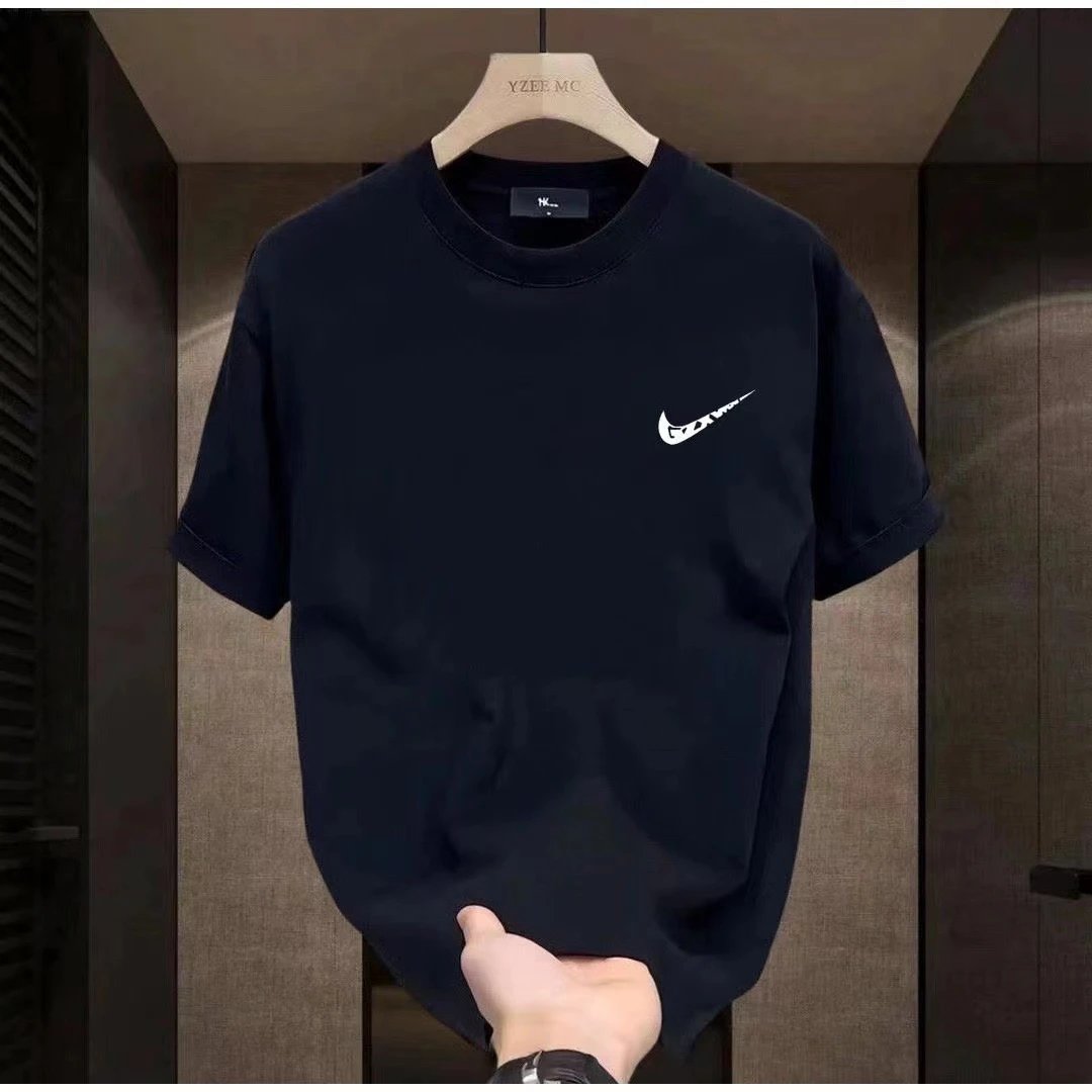 Nike Swoosh Logo Black T-Shirt - 8