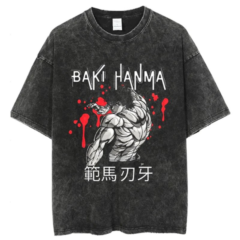 Hellstar Studios Unohara Acid Wash Black T-Shirt - 12