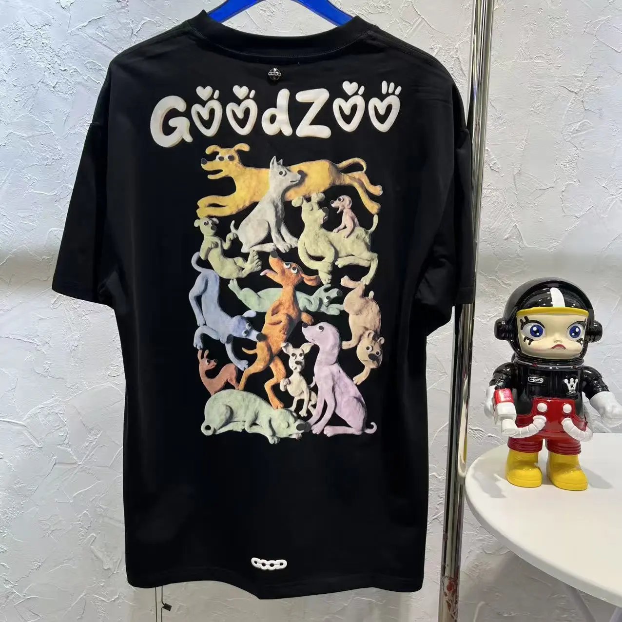 GOOD BRAND Good Zoo Graphic Print Black T-Shirt