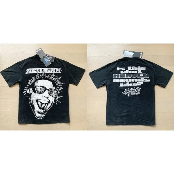 Hellcat Records x Hellstar Studios Graphic Print Black T-Shirt - 1