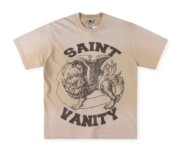 Design Saint Vanity Graphic Print Red T-Shirt T-Shirts - 20
