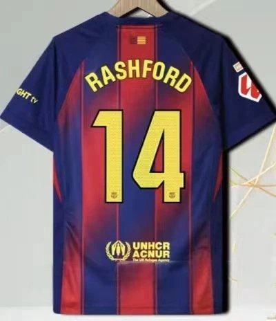 Manchester United Rashford #14 Away Jersey Orange - 10