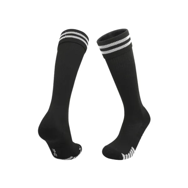 Adidas Three-Stripe Knee-High Socks Black - 1