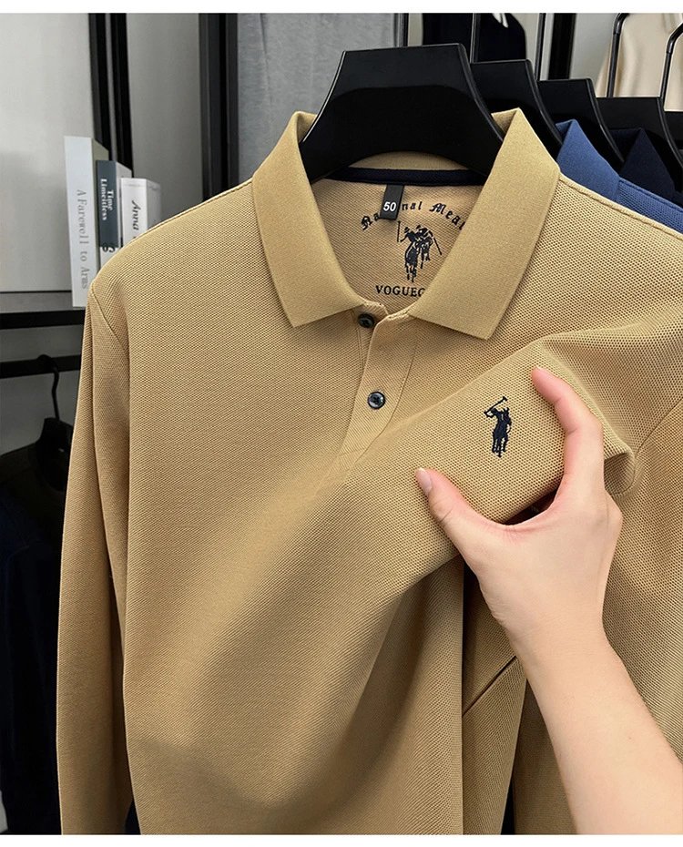 Polo Ralph Lauren Classic Fit Piqué Polo Shirt Beige - 26