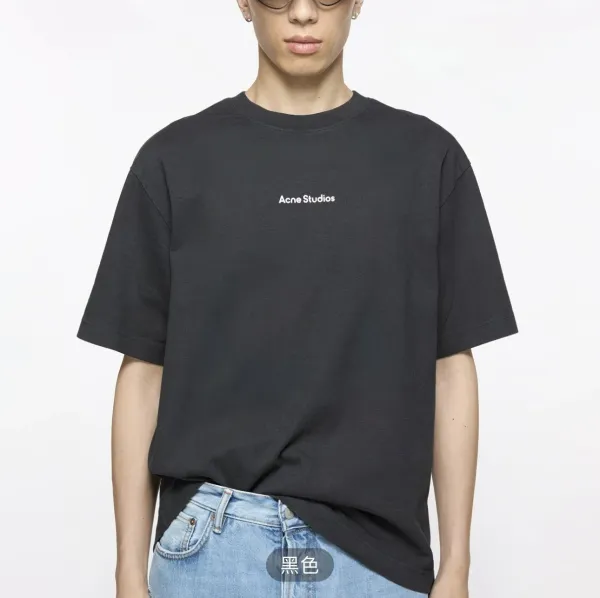 Acne Studios Heart Logo Oversized T-Shirt Pink - 17