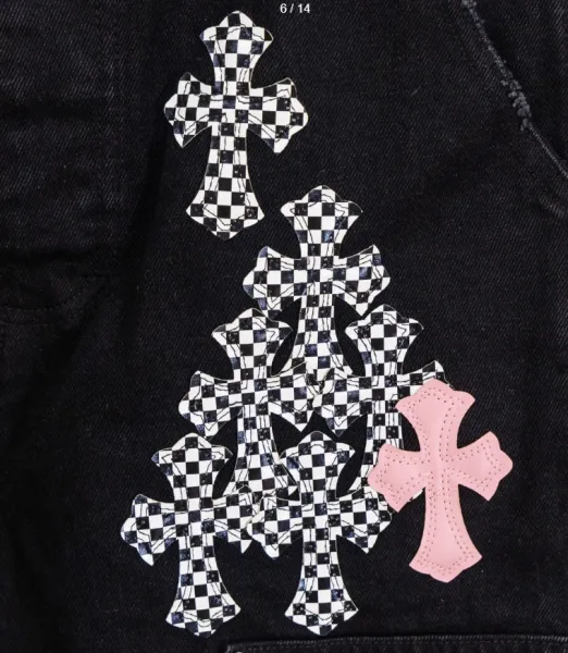 Supreme Cross Embroidered Brown Pants - 14