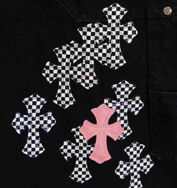 Supreme Cross Embroidered Brown Pants - 16