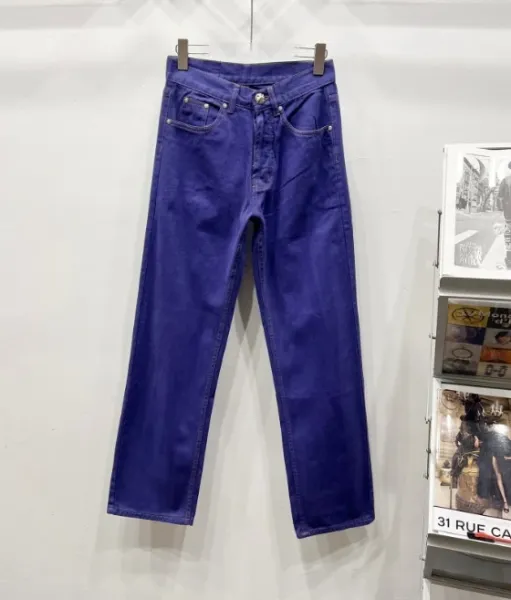 Design Cartoon Patch Distressed Wide-Leg Jeans Light Blue - 9